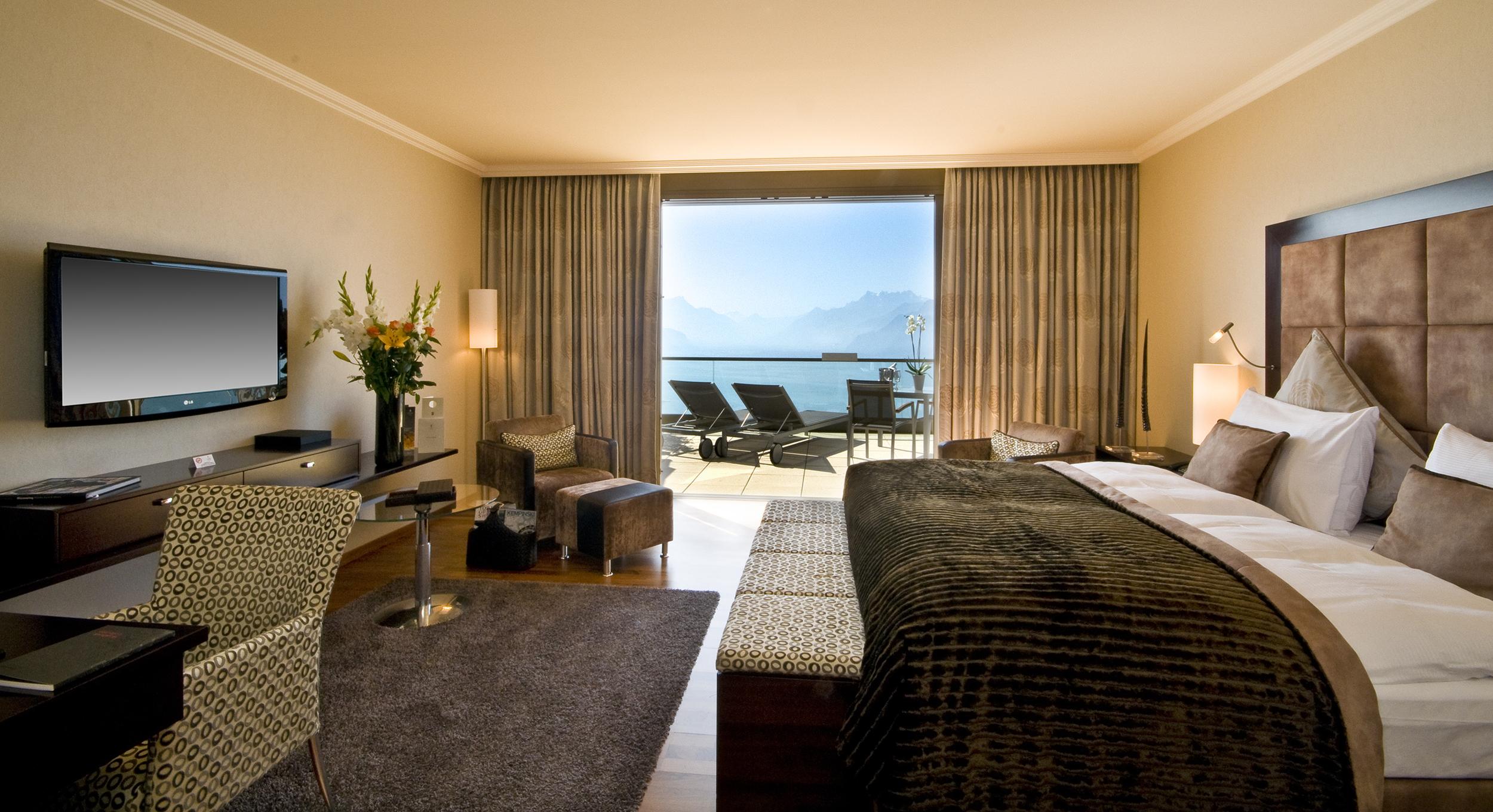 Le Mirador Resort & Spa Mont Pelerin Exterior photo Deluxe room