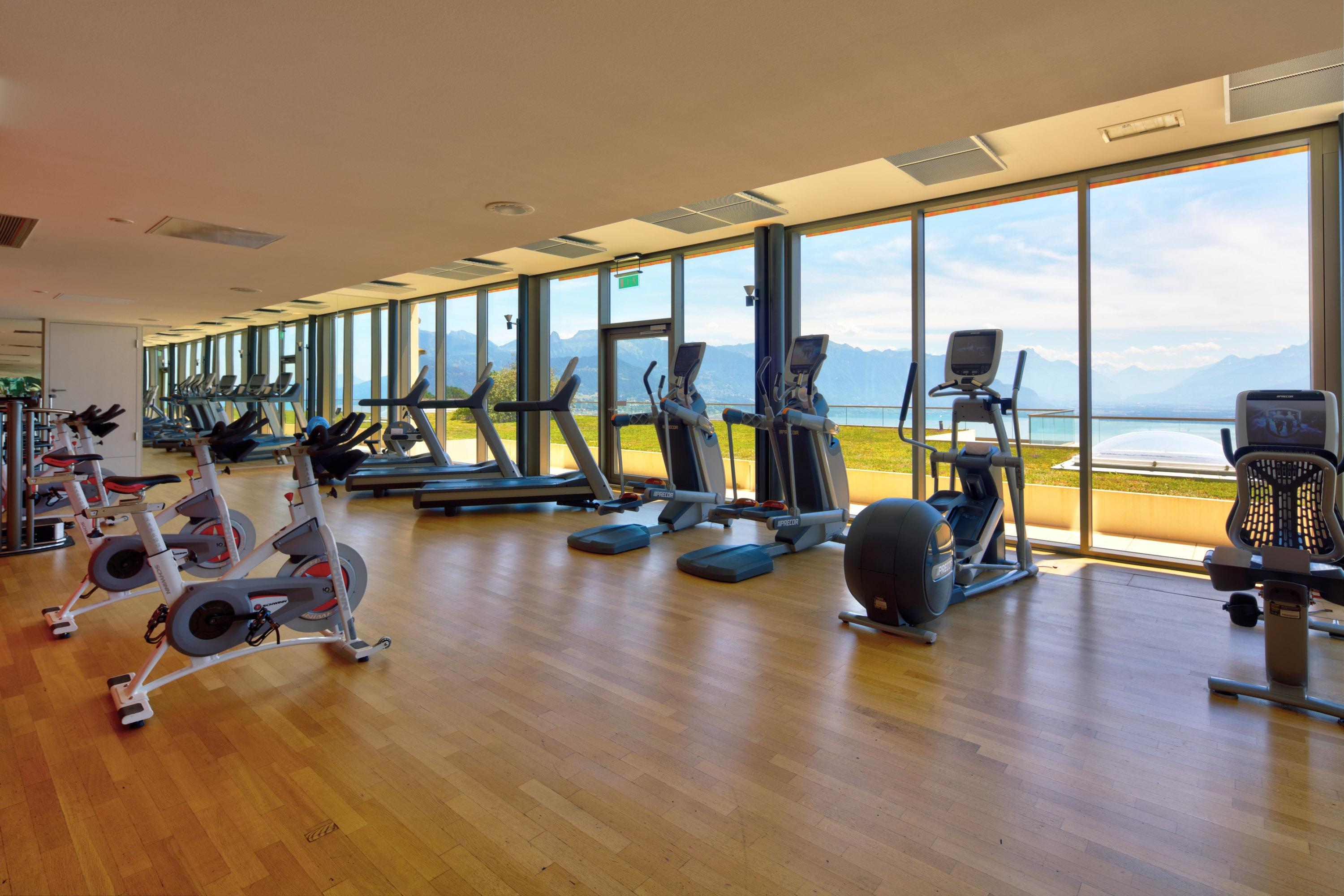 Le Mirador Resort & Spa Mont Pelerin Exterior photo The gym at the hotel