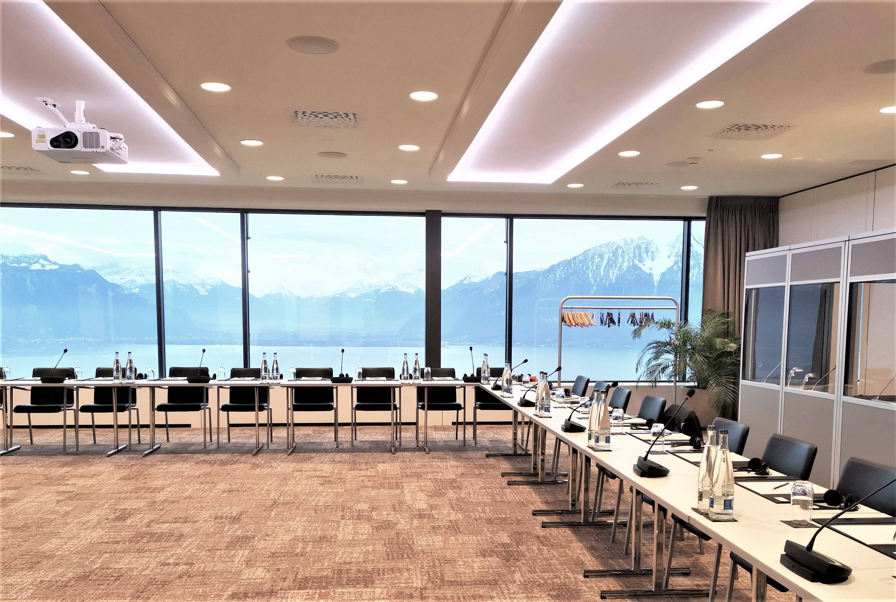 Le Mirador Resort & Spa Mont Pelerin Exterior photo The conference room of the G20 summit