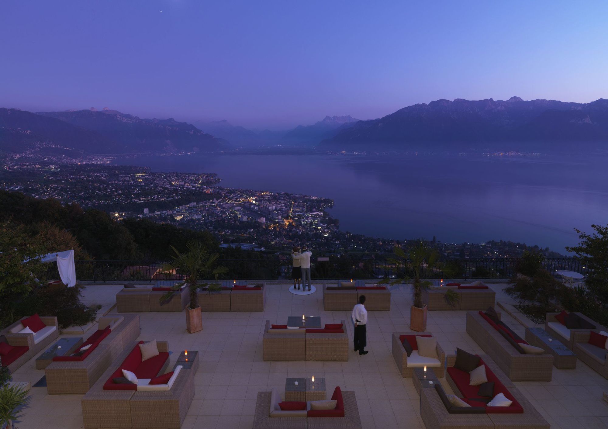 Le Mirador Resort & Spa Mont Pelerin Interior photo View from the hotel